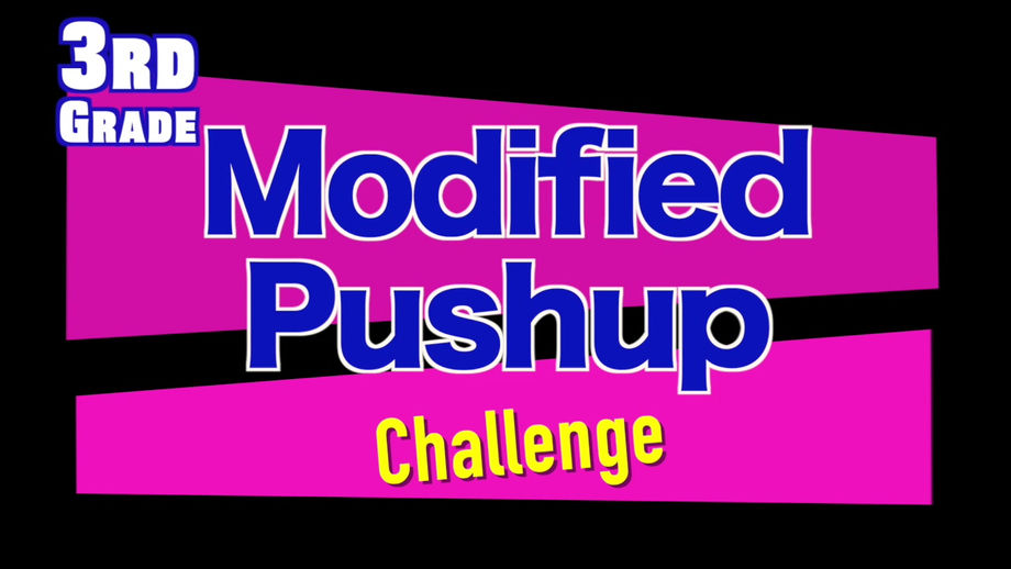 3rd Grade Pushups Challenge